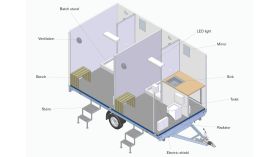 1200F411T222 Kaksi identtistä kylpyhuonetilaa ja WC